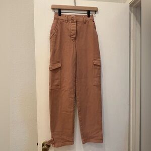 Aritzia brand Wilfred Free Blush cargo style pants cottage core boho chic